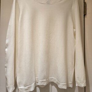 Chico's Ivory Pullover Sweater Size 2 (L/12)